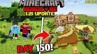 We Survived 150 Days in 1.21 in Minecraft Hardcore...