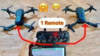 E88 2 Drone with 1 RC Remote