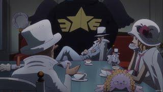 Rob Lucci & Kaku plans to assassinate Vega Punk and his satellites.