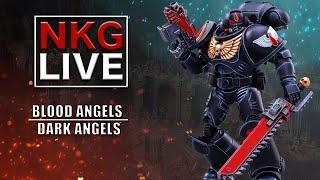 Blood Angels vs Dark Angels - Warhammer 40K battle report | NKG Live