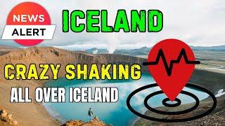 Large Earthquake Swarms with high Magnitudes happening at the same time ! #Iceland #Volcano