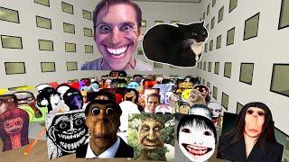 Nico's Nextbots Update and Maxwell Cat, Rosalia Bizcochito and Obunga Family in Backrooms Gmod !!!