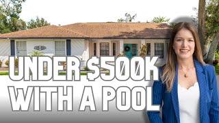 Orlando Home Under $500k  with a Pool and Big Backyard| Living in Orlando - Apopka