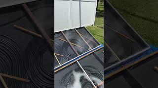 DIY Solar Pool Heater - Oh Yeah  #shorts #solar #heater
