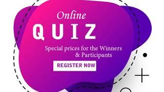 Online Quiz Registeration | Learning & Internships in this Corona Period