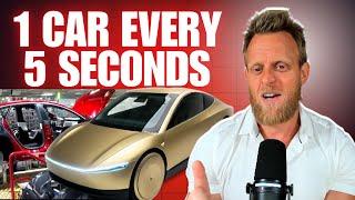 Tesla’s New Production Line is Mind-Blowing – A Car Every 5 Seconds!