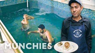 A Hidden Restaurant Inside an NYC Russian Bathhouse | Word of Mouth