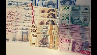 Scandinavian money. Denmark Norway and Sweden