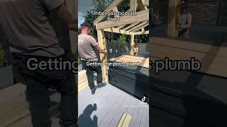 Watch us build a timber gazebo.#gazebo #hottub #hottubthings #timber #wood #woodworking #woodwork