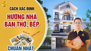 244 - Cách xác định hướng nhà, ban thờ, hướng bếp vừa chuẩn vừa đơn giản nhất. Phong thuỷ Minh Tuấn
