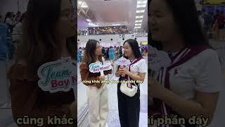  [PHỎNG VẤN SÂN BAY – HUẤN, ĐỨC & DIỆU HƯƠNG TRƯỚC GIỜ BAY SANG HÀN] ️