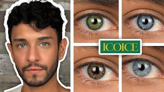 ICOICE Colored Contact Lenses | 6 Contact Lenses for Dark Eyes