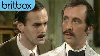 Fawlty Towers | Manuel Give Basil A Language Lesson | BritBox