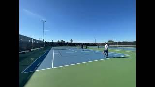 Playing Tennis at GRC, AZ with my partner Madz