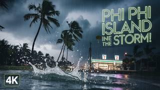 Walking Tour of Phi Phi Island in Rainy Season ️ – Empty Streets and Storm Walk! 