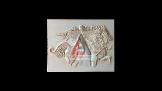 angel 3D clay mural painting | wall relief art | credible art