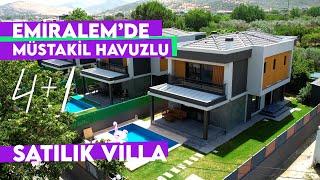 VF'Den Emiralem'de Müstakil Havuzla 4+1 Satılık Akıllı Villa