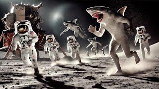 Astronauts Go to the Moon But Are Attacked by Mutant Sharks, Which Is Why They Don't Return Sooner