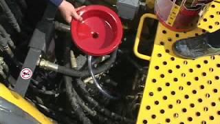 Change oil Swing drive