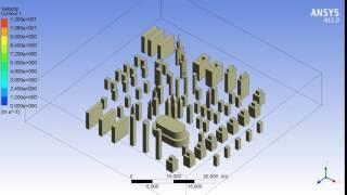 CFD, microscale climate, ANSYS Fluent