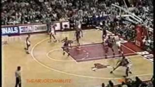 Michael Jordan shootout with John Starks 54 points vs New York Knicks