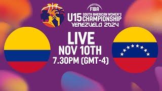 Colombia v Venezuela | Full Basketball Game | South American U15 Women's Championship 2024 | FINAL