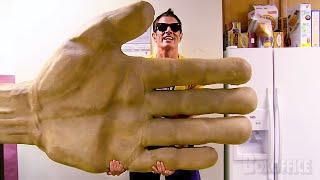 Slapped by a GIANT hand | Jackass 3D | CLIP