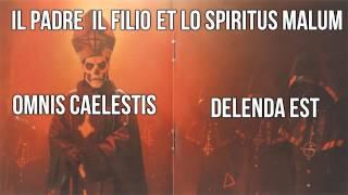 Ghost - Infestissumam - Lyrics on Screen