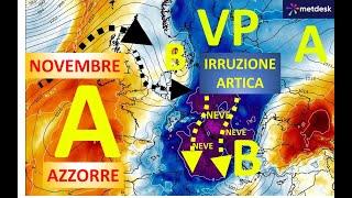 METEO - MIGLIORA AL NORD, MENO AL SUD, MA NOVEMBRE PORTA SORPRESE FREDDE, IPOTESI SULL' INVERNO !!