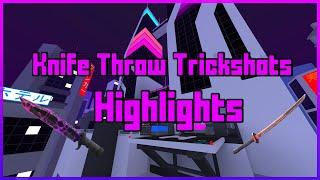 CRAZY Knife Throws in Krunker.io! [Trickshots + Bullseyes]