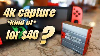 4k Capture Card for $40? *kind of* (Mirabox Review)