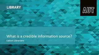 What Is A Credible Source 2021