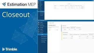 Estimation MEP - Closeout