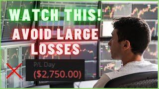 How to STOP Taking Large Trading Losses || Blown Accounts