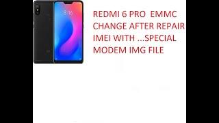 REDMI 6 PRO.....emmc change after dual . IMEI...REPAIR ...100% WORK .BY LODHA SUFIYAN