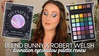 BLEND BUNNY X ROBERT WELSH *DIVINATION* EYESHADOW PALETTE REVIEW! Swatches & Try On First Impression