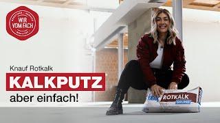 Kalkputz aber einfach! | Knauf Rotkalk