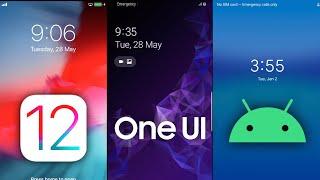 iOS 12 vs One UI 1 vs Android 9 Stock!