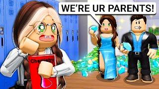 NERD Finds Out She Has TRILLIONAIRE Parents! (Roblox)