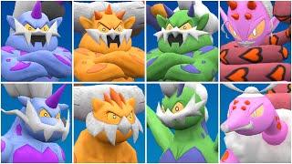 FULL FORCES OF NATURE POKEMON TEAM! Shiny Landorus Thundurus Tornadus Enamorus Therian Form Scarlet