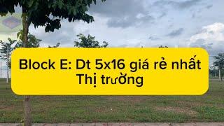 Cát tường phú hưng! Block E: 5x16=80m2 full thổ cư  còn duy nhất 1 lô giá rẻ