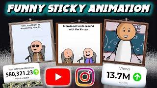 Create Viral Sticky Animation Funny Videos : No Cost, Just Laughter!