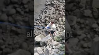 How to get a fishing magnet off a steel beam