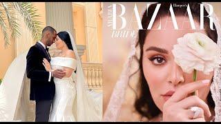 Behind the Scenes of my Harpers Bazaar Bridal Cover Shoot! | Mona Kattan