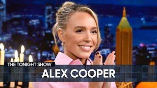 Alex Cooper Surprises Jimmy with Her Dog Dressed as a Burrito (Extended) | The Tonight Show