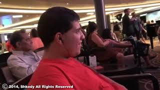 Autistic and NonVerbal (Verbal Apraxia) - Ethan Enjoy listening to Music sitting with crowd