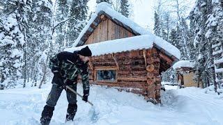 Living OFF GRID in a Secluded Log Cabin with My Wife