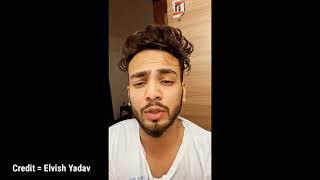 Elvish Yadav Latest Reply Video on Sameer Mark | Elvish Yadav Reply to Sameer Mark Instagram Story