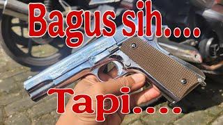 Toygun AQK m1911. Review dan opini saya tentang mainan AQk m1911 full chrome. convert dan upgrade