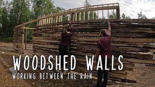 Woodshed Walls - Using sawmill offcuts again